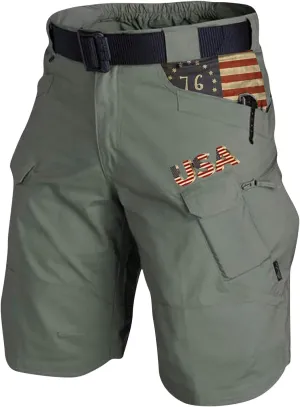 Men's Cargo Shorts Graphic Tactical Shorts with Zipper Pockets Outdoor Hiking Fishing Shorts for Men Golf Shorts