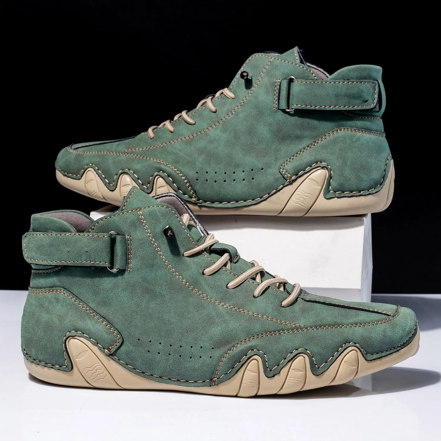 Men's Slip Shoes Couple's Foreign Trade High Top Boots Men and Women Leisure Short Boots Shoes Casual Men