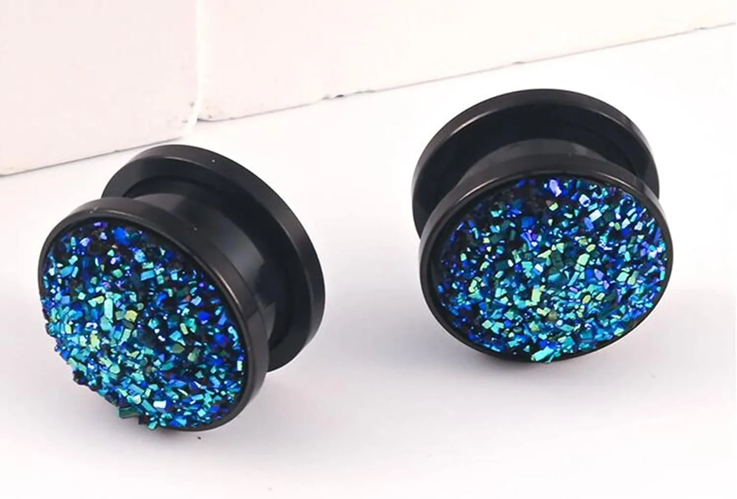 Mens Tunnels for Ears, Stainless Steel Piercing Jewelry Round Expander Stretcher Piercing Jewelry