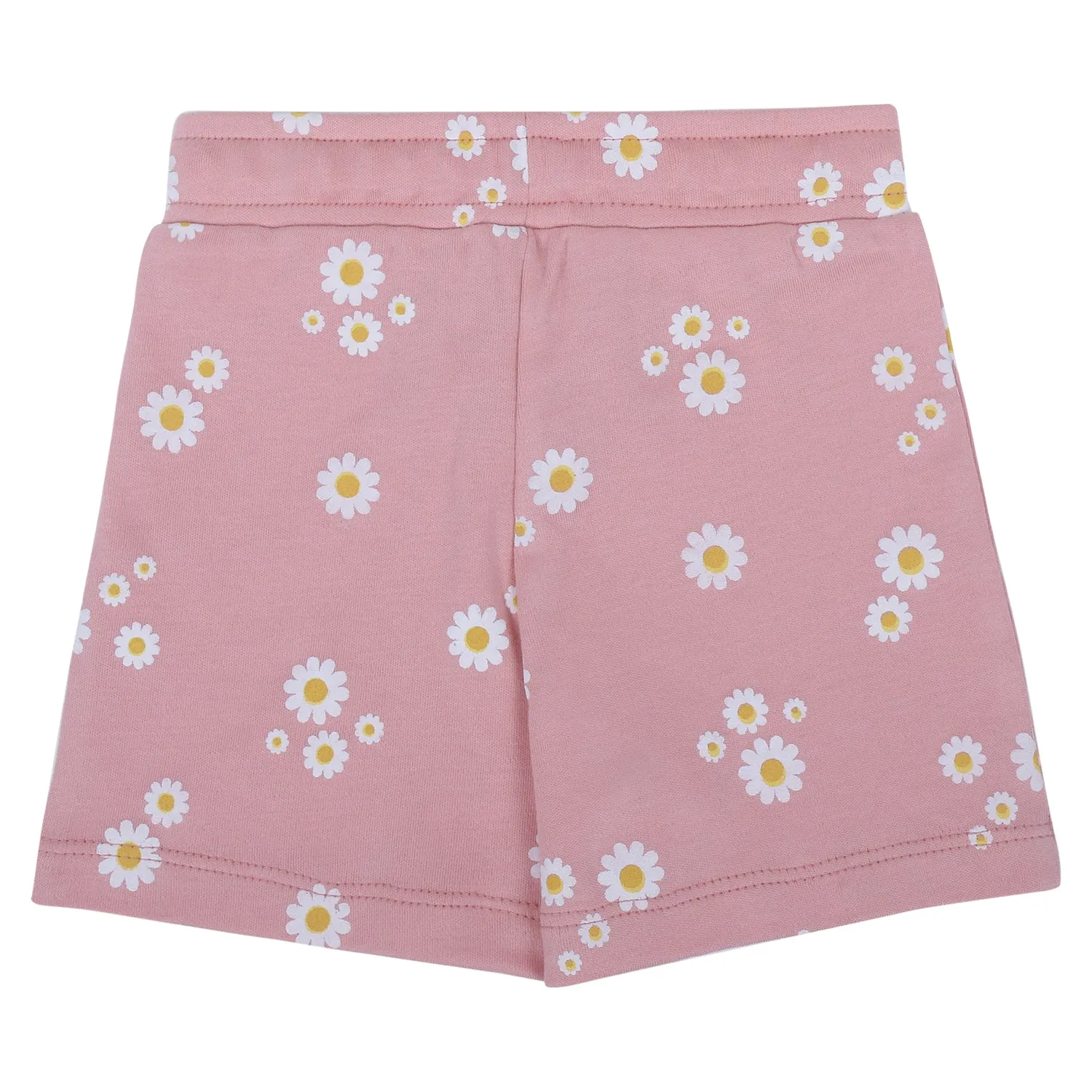 My Milestones Shorts - Peach Daisy / Yellow- 2 Pc Pack