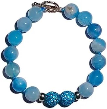 Natural Gemstone Handmade Bead Jewelry Set for Women Necklace Earring and Bracelet Set Boho Collar Jewelry Dangle Earrings Clasp Metal Fashion Jewelry Set