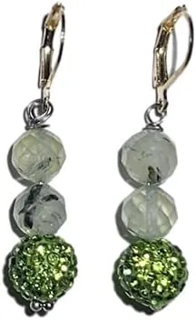 Natural Gemstone Handmade Bead Jewelry Set for Women Necklace Earring and Bracelet Set Boho Collar Jewelry Dangle Earrings Clasp Metal Fashion Jewelry Set