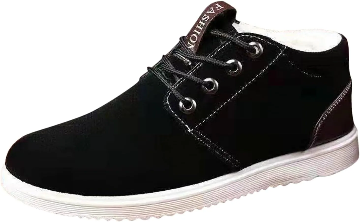 New Winter Men's Snow Boots Men's Cotton Shoes Velvet Thickening Warm Casual Hiking Boots Shoes Mens Casual Comfortable
