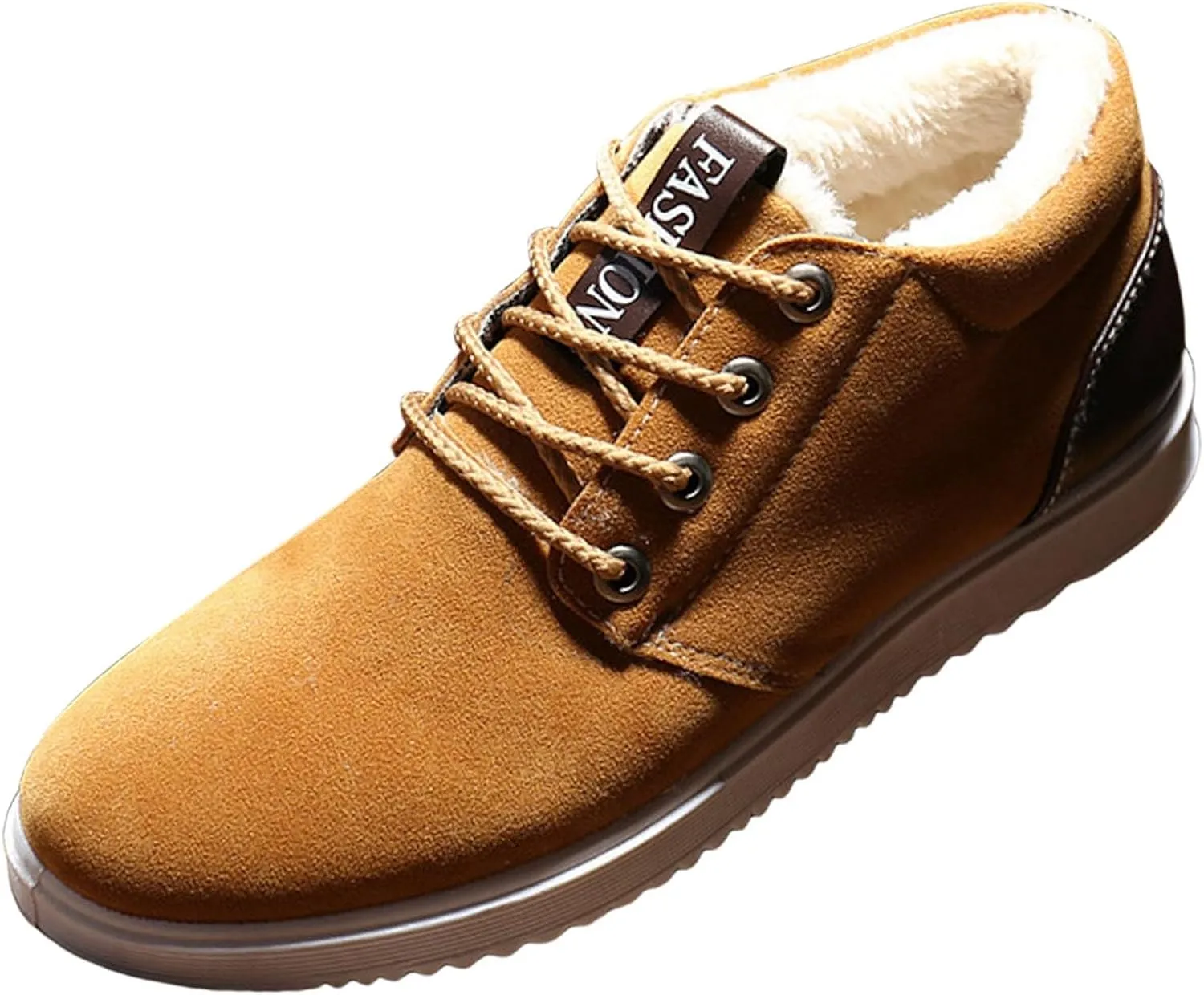 New Winter Men's Snow Boots Men's Cotton Shoes Velvet Thickening Warm Casual Hiking Boots Shoes Mens Casual Comfortable
