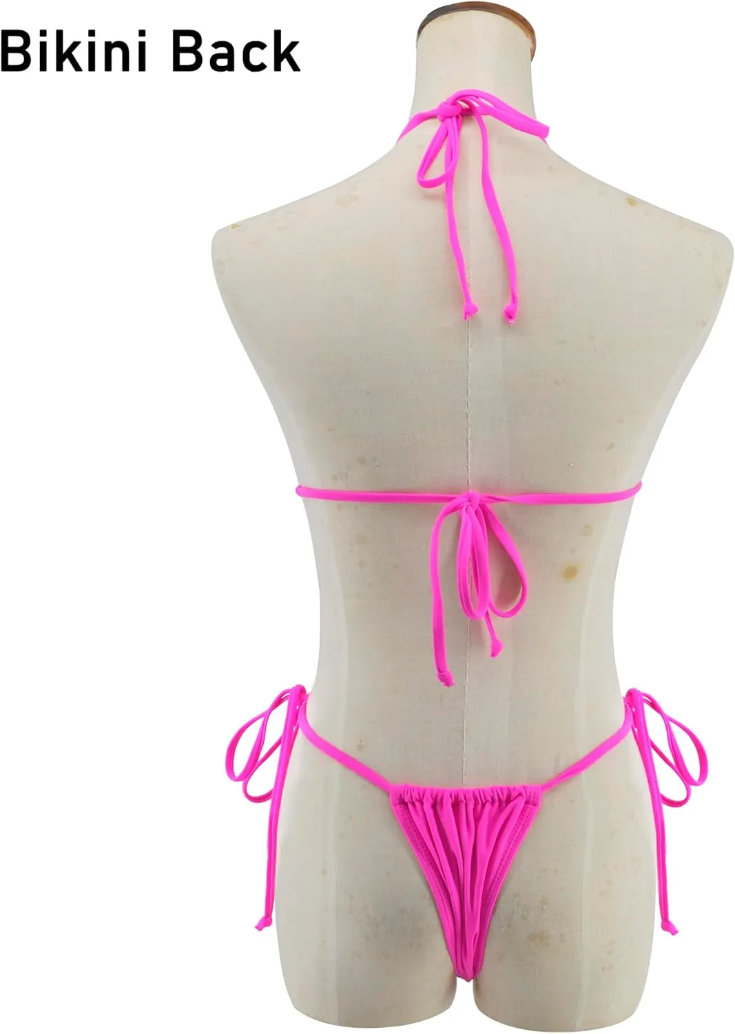 SHERRYLO Thong Bikini Swimsuit for Women Brazilian Bottom Triangle Bikinis Top Bathing Suit