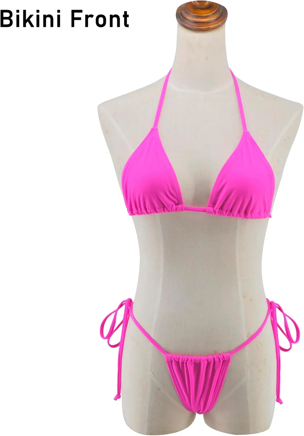 SHERRYLO Thong Bikini Swimsuit for Women Brazilian Bottom Triangle Bikinis Top Bathing Suit