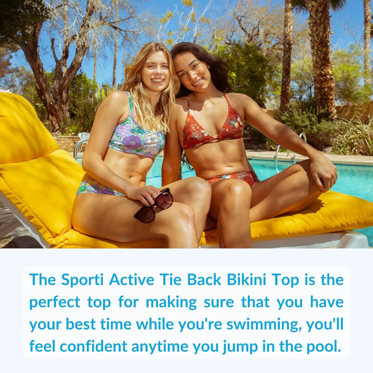Sporti Active Tie Back Bikini Top