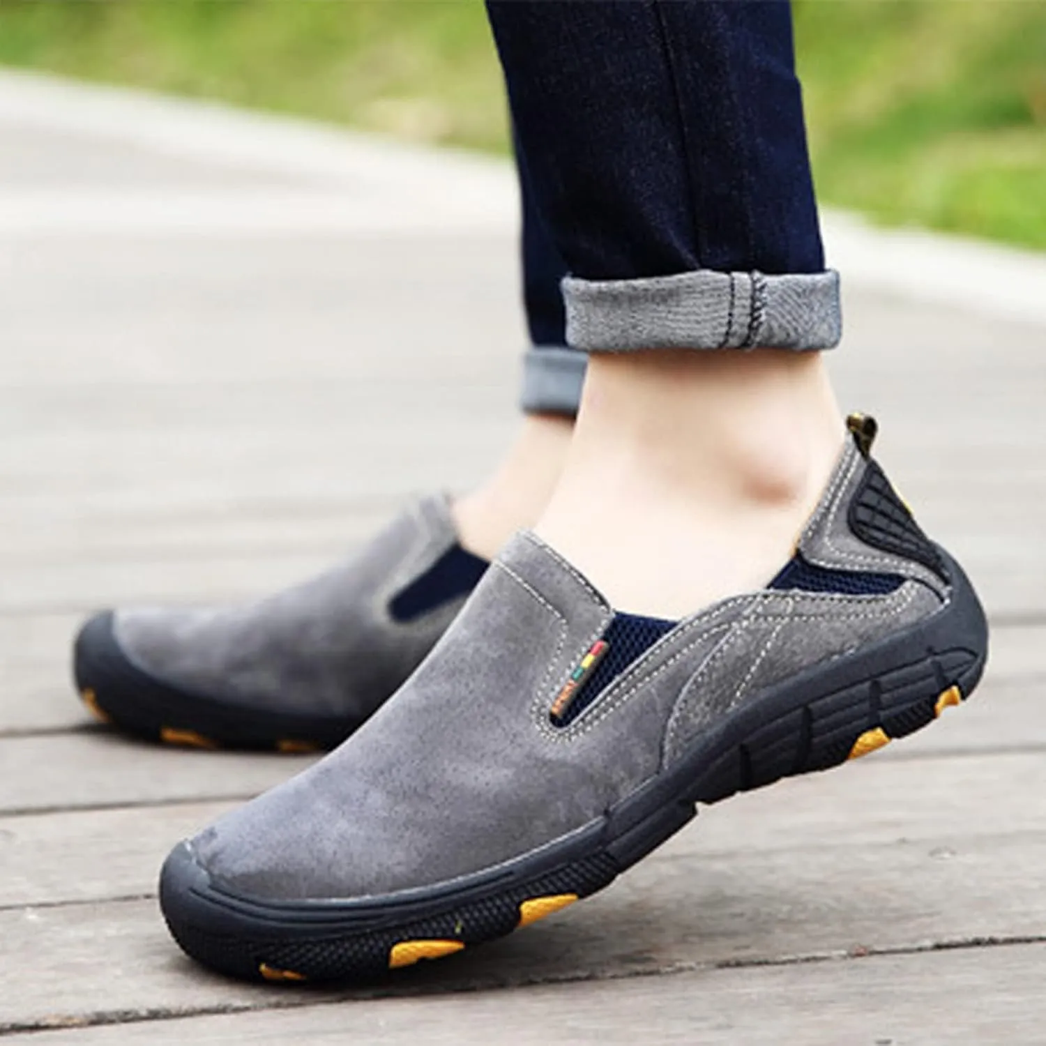 Summer Men's Outdoor Soft Soled Sports Shoes Leisure Mountaineering Shoes Mens Casual Shoes Size 14