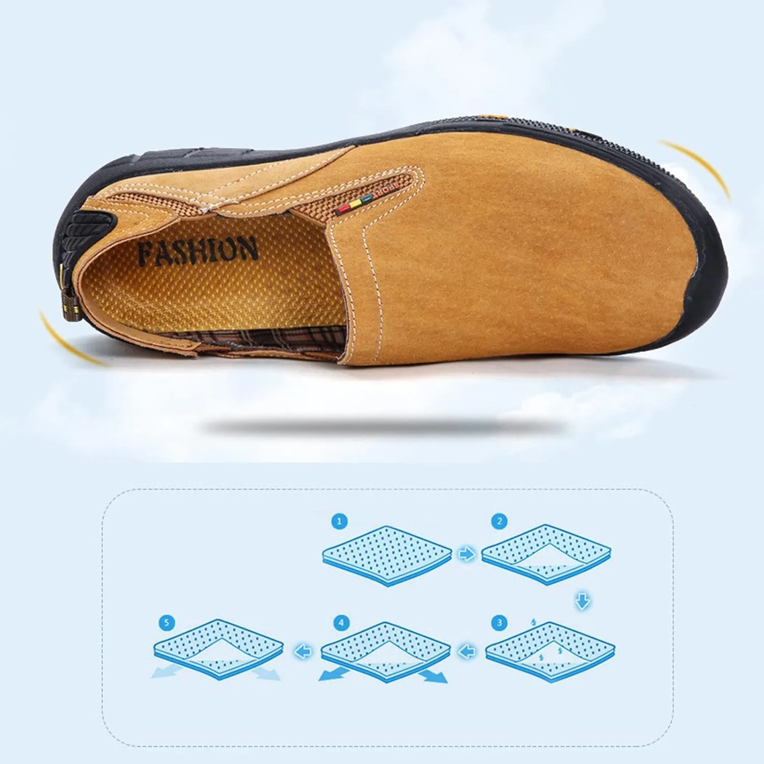 Summer Men's Outdoor Soft Soled Sports Shoes Leisure Mountaineering Shoes Mens Casual Shoes Size 14
