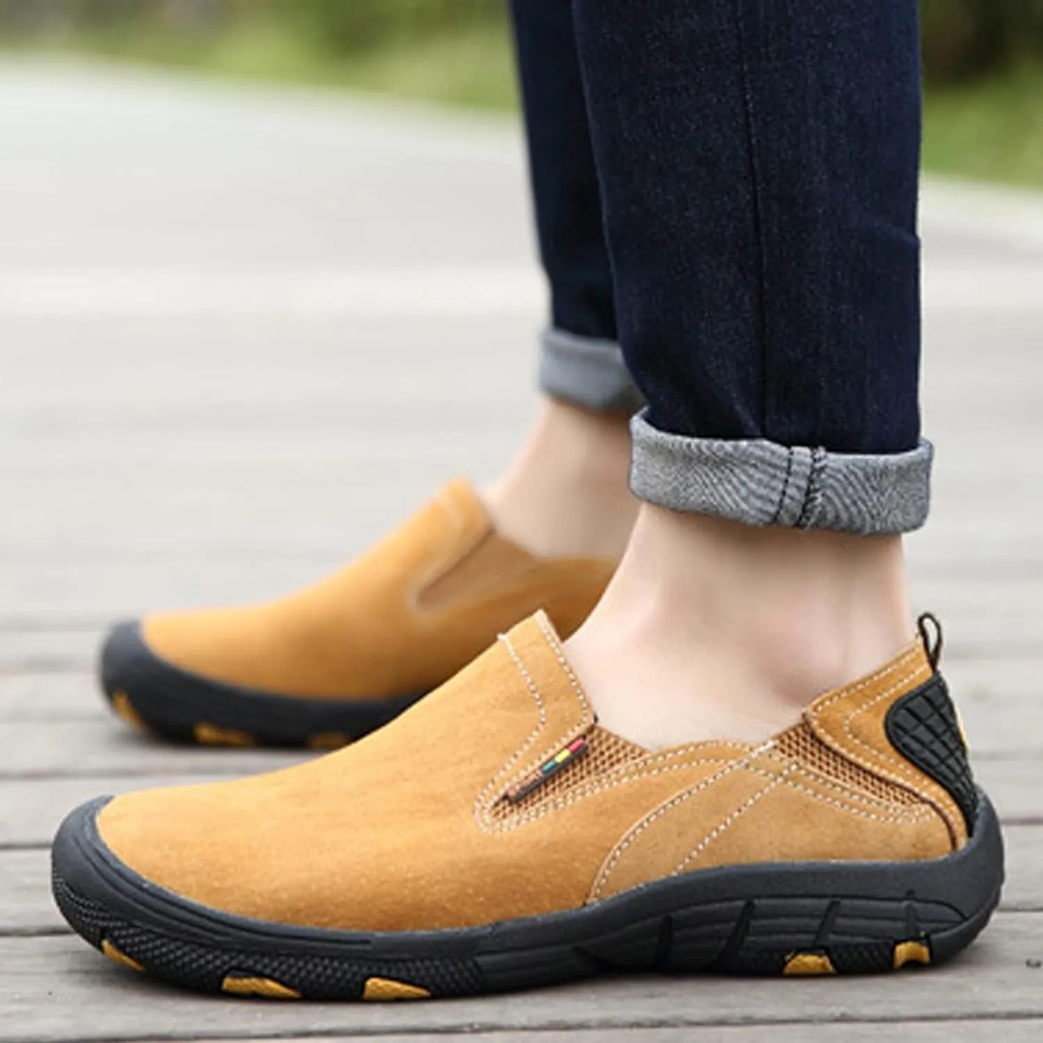 Summer Men's Outdoor Soft Soled Sports Shoes Leisure Mountaineering Shoes Mens Casual Shoes Size 14