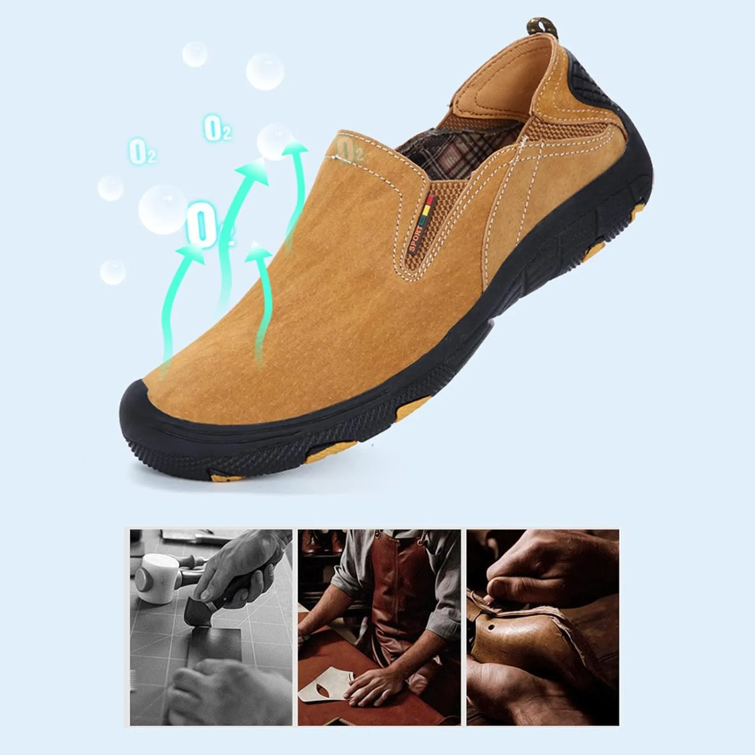 Summer Men's Outdoor Soft Soled Sports Shoes Leisure Mountaineering Shoes Mens Casual Shoes Size 14