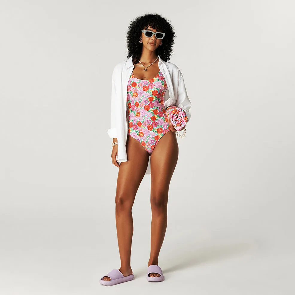 Svala Blue Women's Reversible One Piece Swimsuit