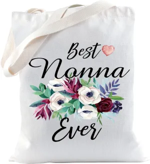 TSOTMO Best Nonna Ever Gift Grandma Gift from Grandchild Nonna Makeup Bag