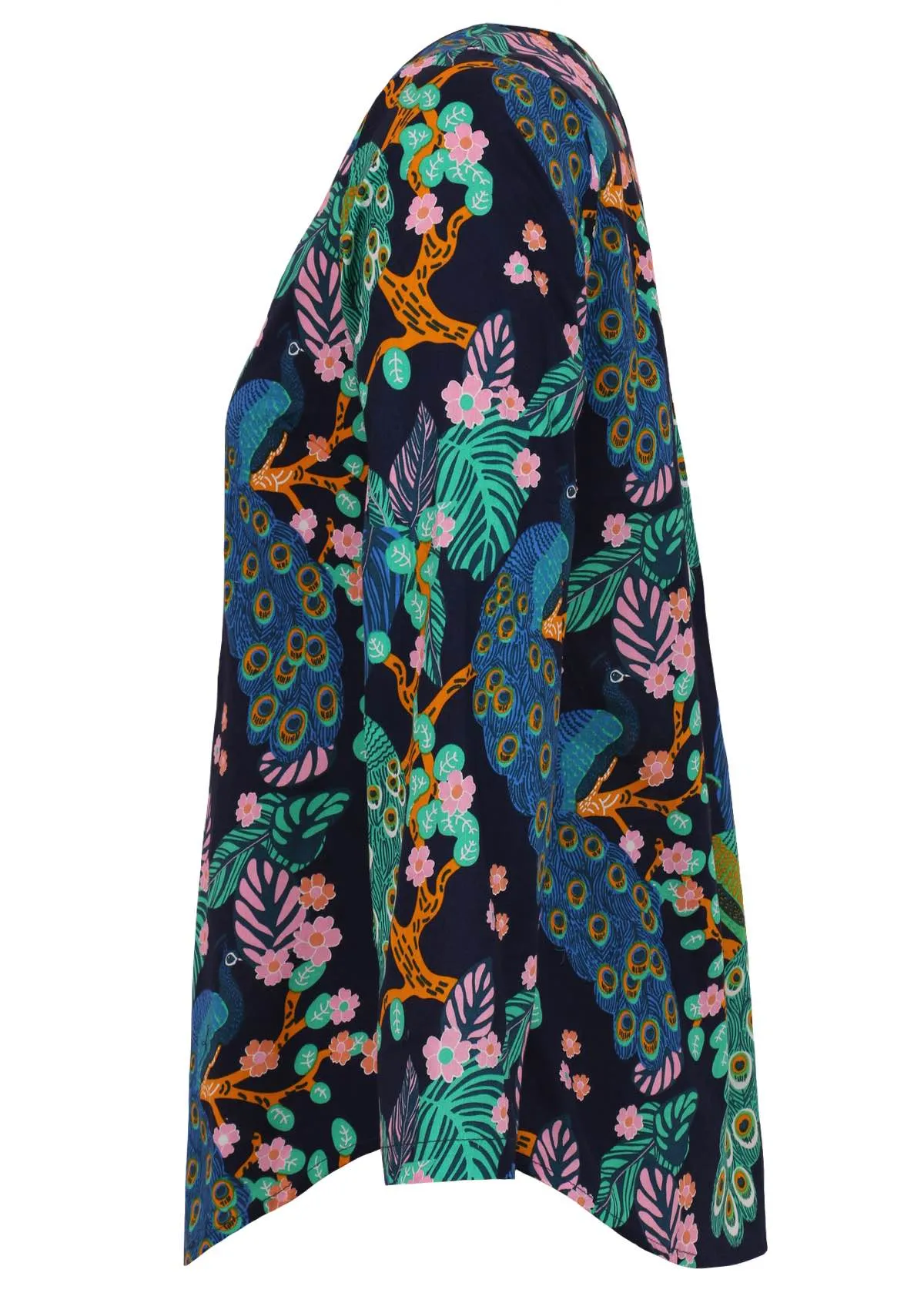 Tulsi Long Sleeve Top Peacock