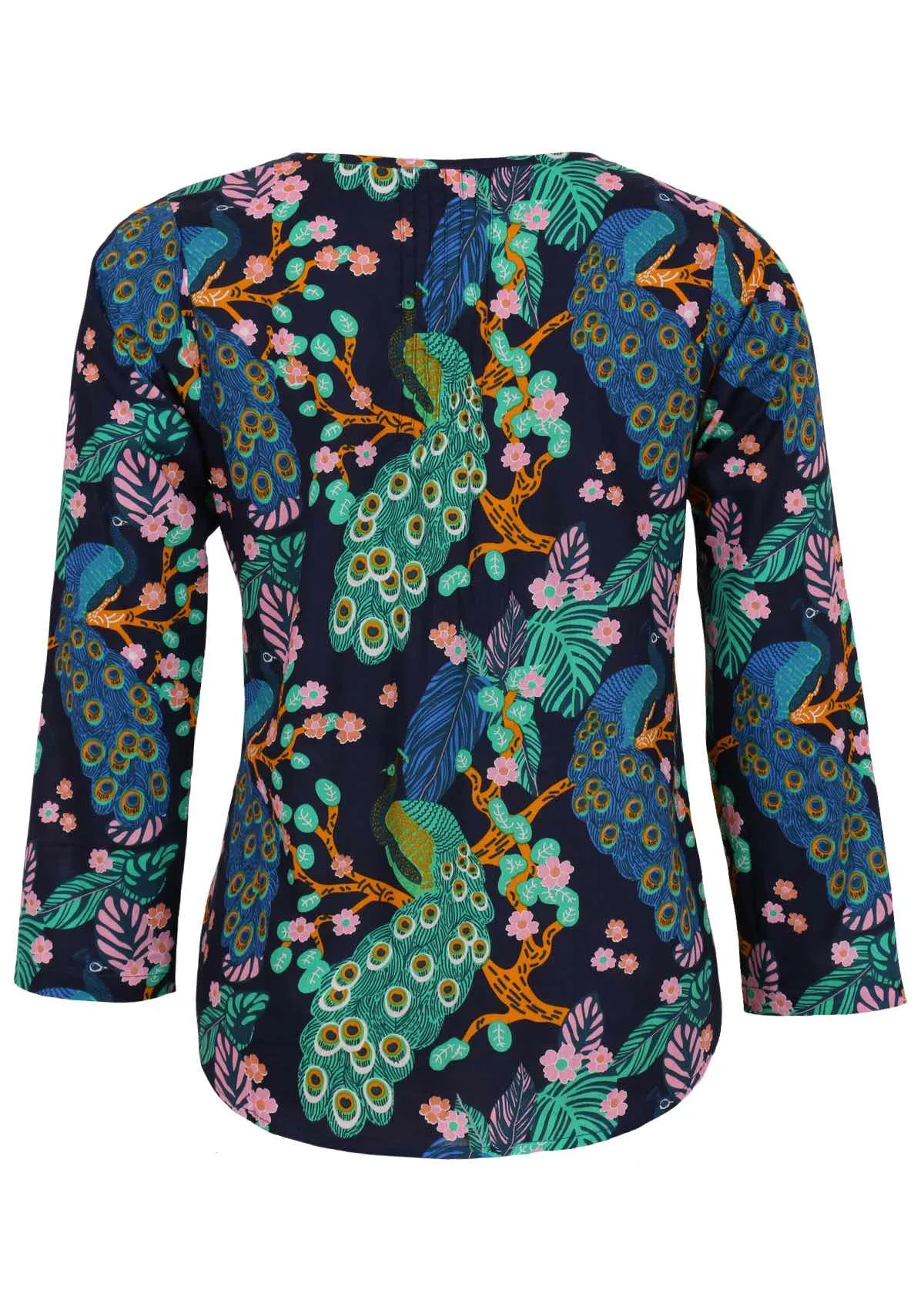 Tulsi Long Sleeve Top Peacock