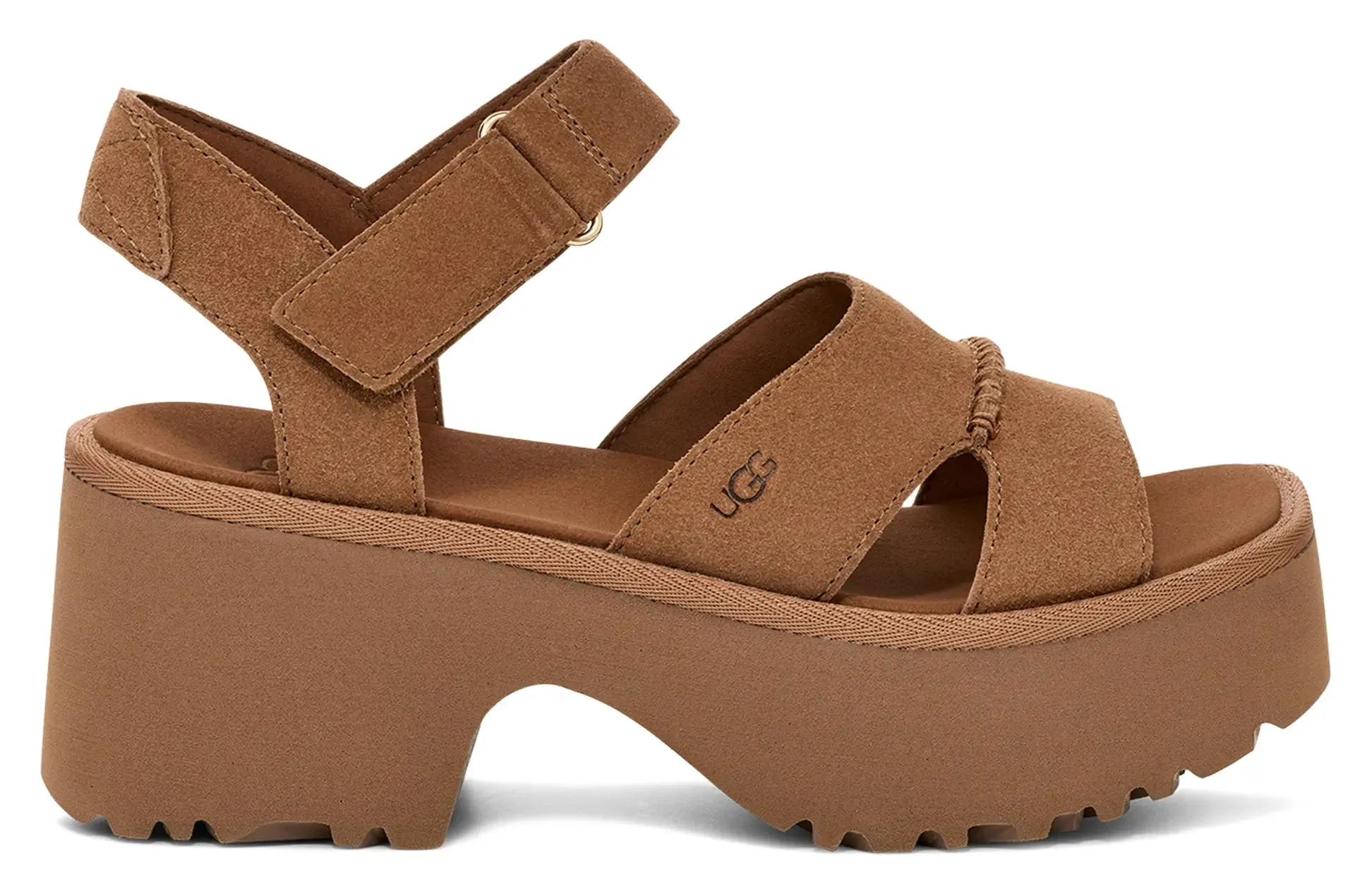 UGG New Heights Ankle Strap  Chic & Comfortable Platform Sandals