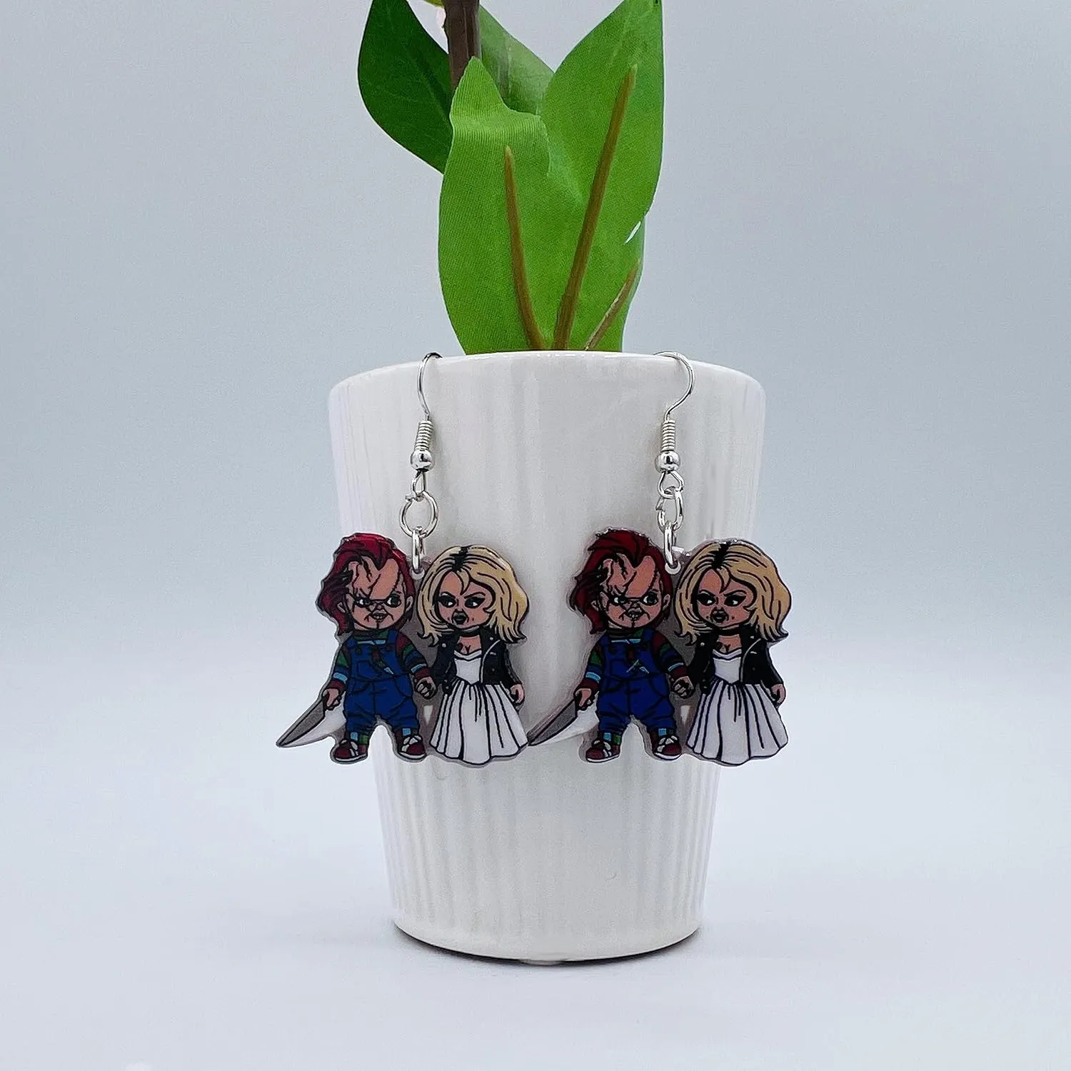 Vampire Earrings for Women - Fangs Day of Dead Earrings - Alternative Jewelry - Halloween Jewelry