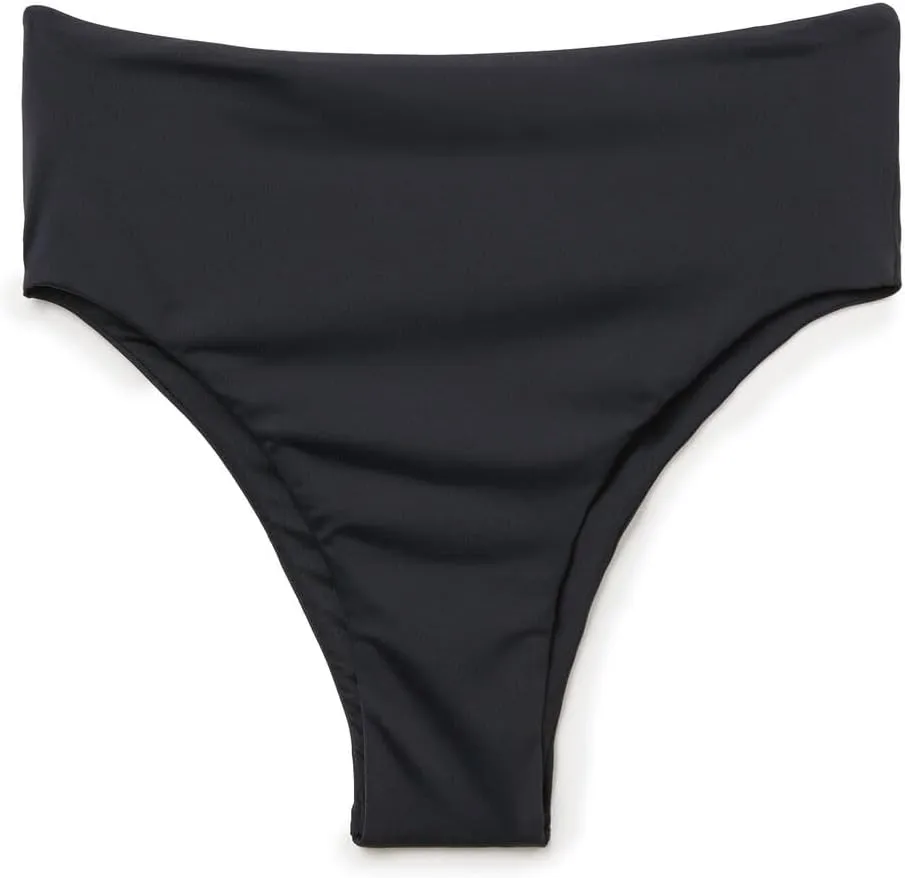 Woman's High-Waisted Brazilian Swimsuit Bottoms Scultura