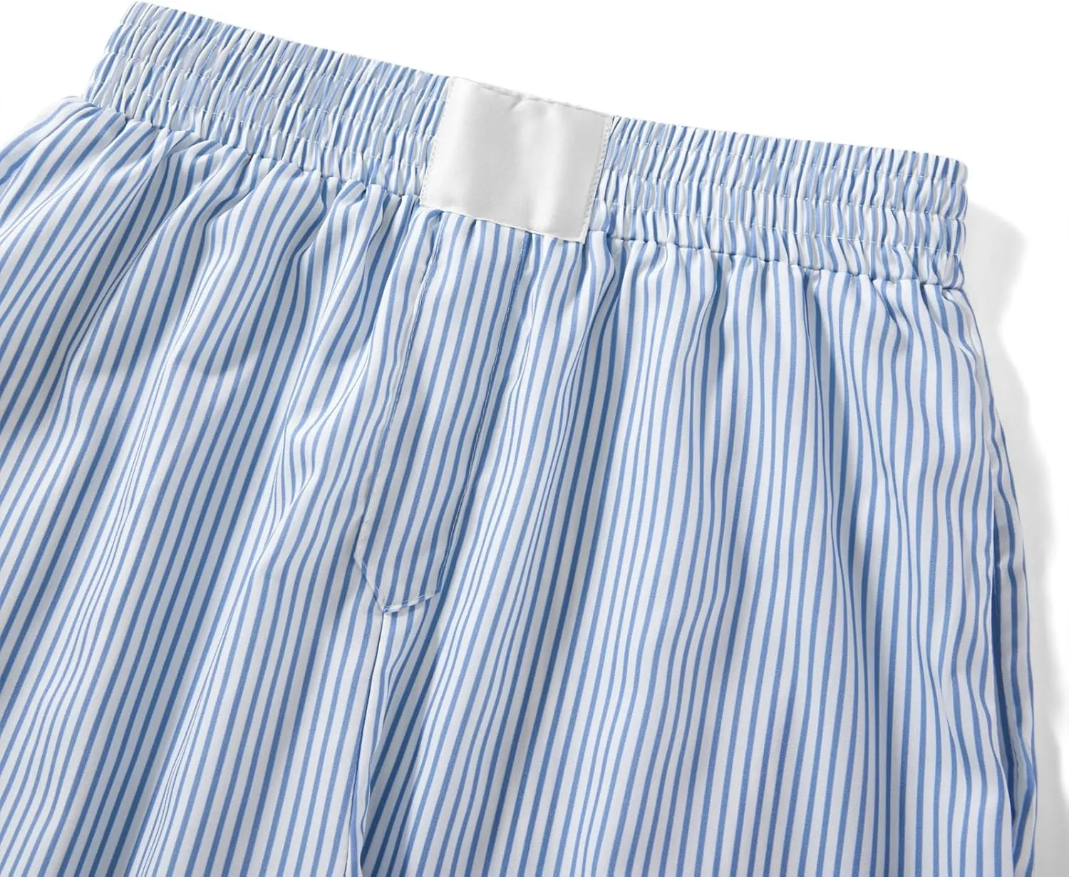 Women Striped Boxer Shorts Pajamas Bottoms Shorts High Waist Micro Shorts Y2k Cute Pj Lounge Shorts Sleepwear