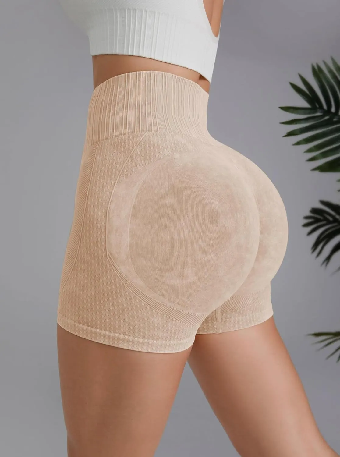 Women's Butt Lifting Shorts Workout Shorts High Waisted Booty Scrunch Shorts Athletic Gym Yoga Shorts for Women