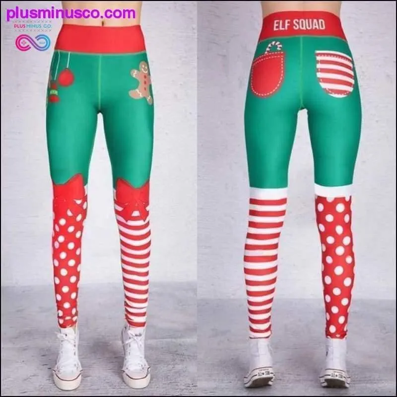 Women's - Printing Elastic High Waist Leggings
