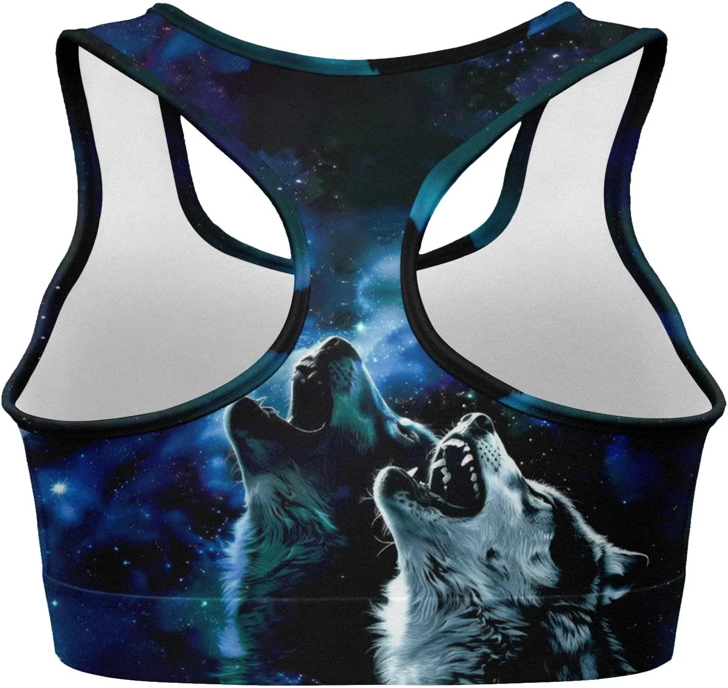 Womens Sports Bra Funny Print Workout Yoga Bras for Women Mandala Tops Dragonfly Tops