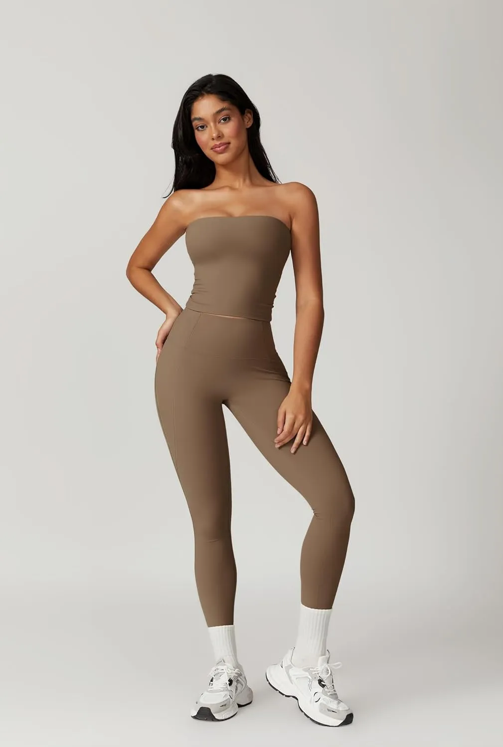 Workout Sets for Women 2 Piece High Waist Leggings Stretchy Backless Sports Bra Gym Yoga Outfits Athletic Clothes