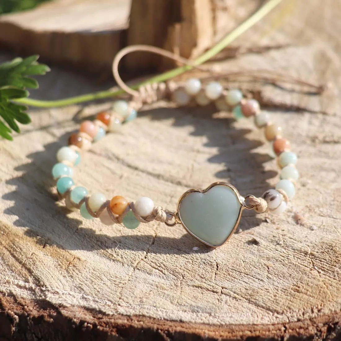 YGLINE Bohemian Natural Stone Jewelry Bohemian Style Jasper Bracelet Gemstone Beads Bracelet Jewelry