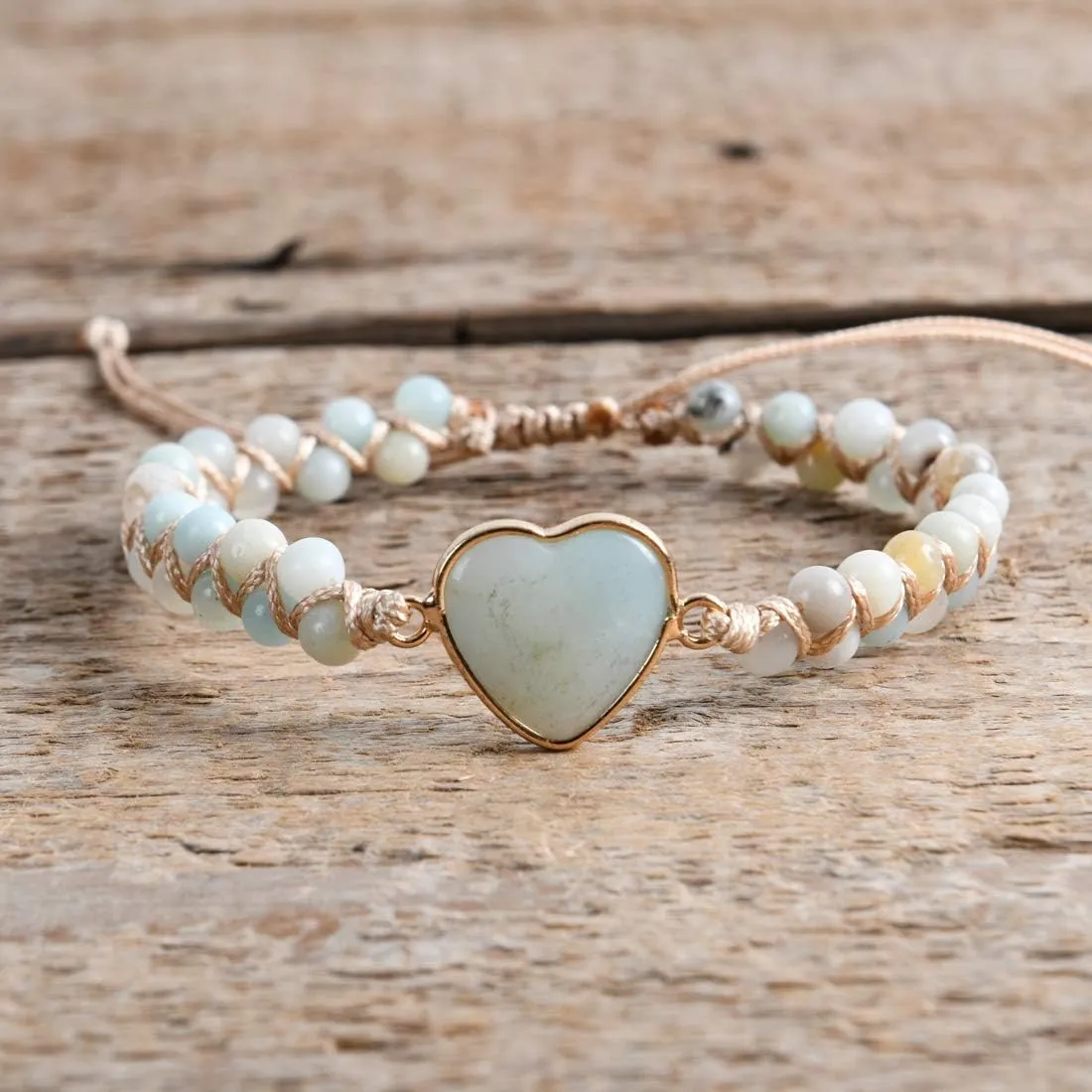 YGLINE Bohemian Natural Stone Jewelry Bohemian Style Jasper Bracelet Gemstone Beads Bracelet Jewelry